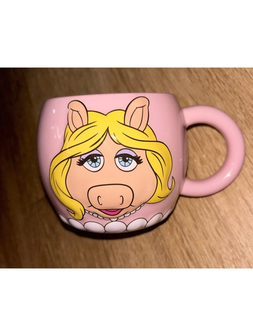 Disney Store Miss Piggy Muppets Pink Heart Mug D115